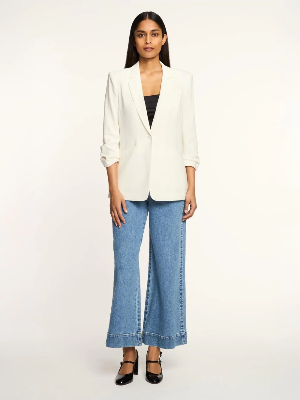 NWT Cinq a sept Khloe blazer white